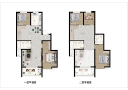 温莎花园5室2厅1厨3卫建面100.95㎡