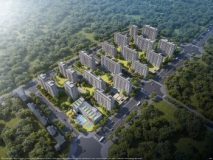 北京城建·国誉颂鸟瞰效果图