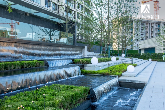 万科城市花园实景图