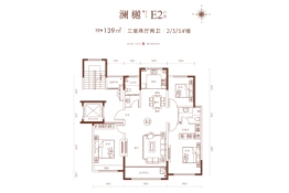 翰林福邸3室2厅1厨2卫建面139.0㎡