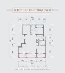 宸钥B1-113平米户型