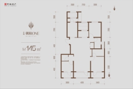 中海·朝阳ONE4室2厅1厨2卫建面145.0㎡
