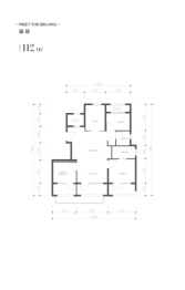 北京隅·西颂3室2厅1厨2卫建面112.0㎡