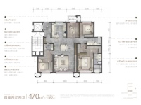 洋房170平户型图