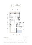 招商序91平米