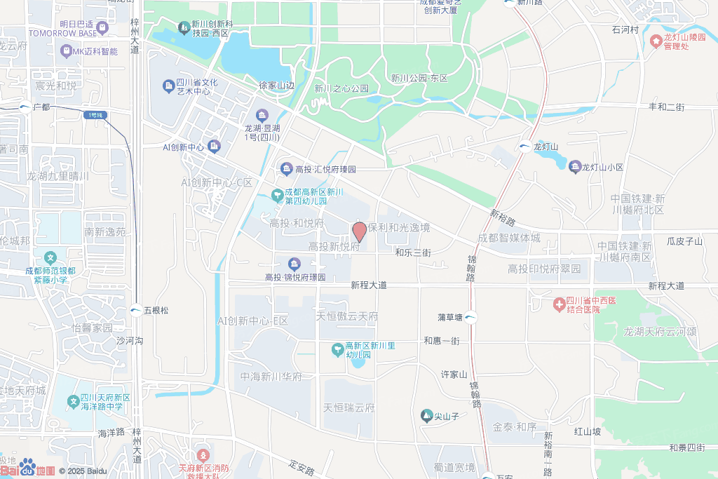 高投璞玉锦萃交通图