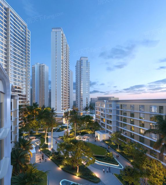 中海南海叁號院新效果图曝光!🏡🌴海口龙华区新宠!