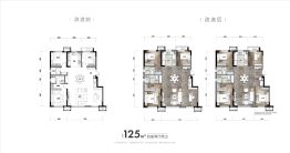 保利云上4室2厅1厨2卫建面125.0㎡