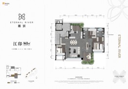 华润置地嘉宸4室2厅1厨2卫建面140.0㎡