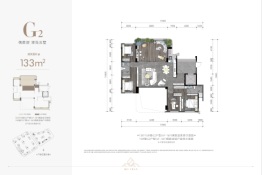 海成云湖郡4室2厅1厨2卫建面133.0㎡