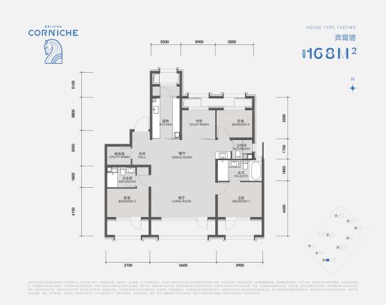 中海·萬吉玖序户型图