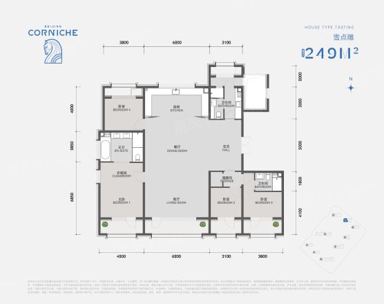中海·萬吉玖序户型图