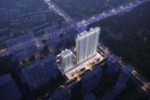 美域公馆夜景鸟瞰图