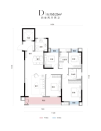 平安·璟园4室2厅1厨2卫建面150.25㎡