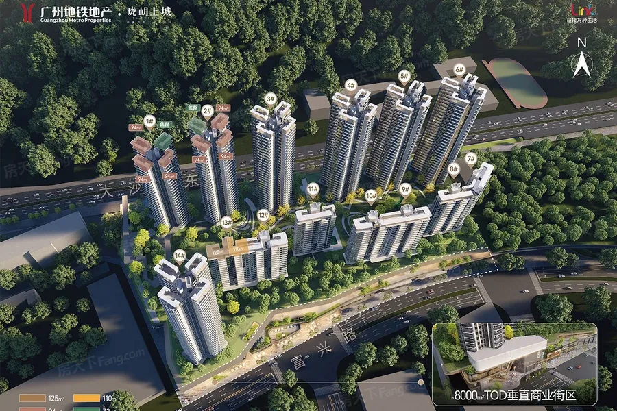 广州地铁地产珑岄上城-广州广州地铁地产珑岄上城楼盘详情-广州房天下