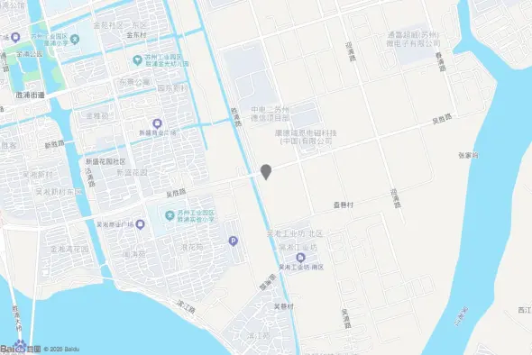 工业园区胜浦路东、吴胜路南地块交通图
