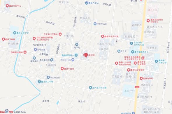 范蠡路北侧、古城大街西侧交通图