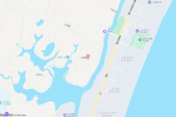 三亚海棠湾国家海岸休闲园区控规HT07-02-02地块交通图