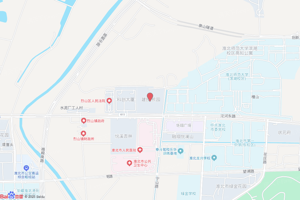 建投熙园交通图