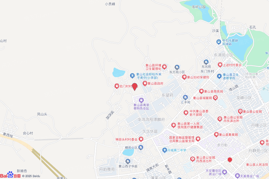 北山路东、后堂街北、环山西路南、西澄河路两侧地块交通图