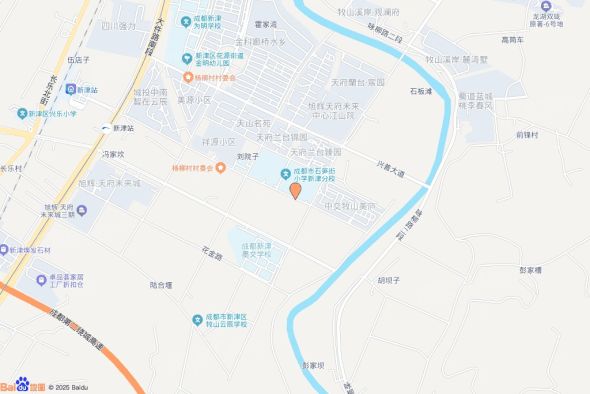 天府映屿交通图