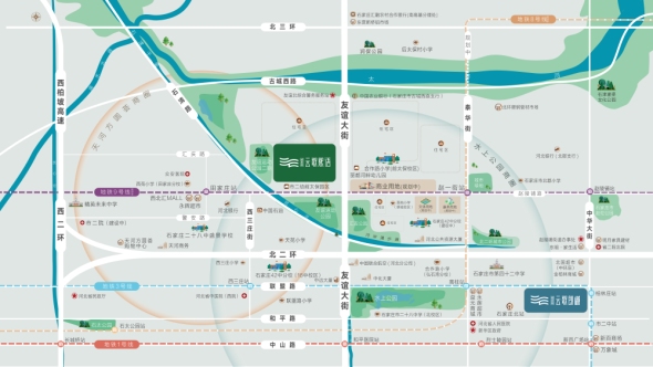 城发投·云歌熙语交通图