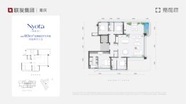 联发嘉和府4室2厅1厨3卫建面185.0㎡