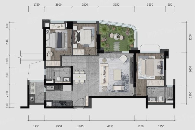 长嘉汇朗峯户型图