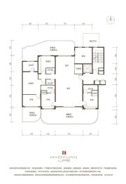 懋源云纪4室2厅1厨4卫建面220.0㎡