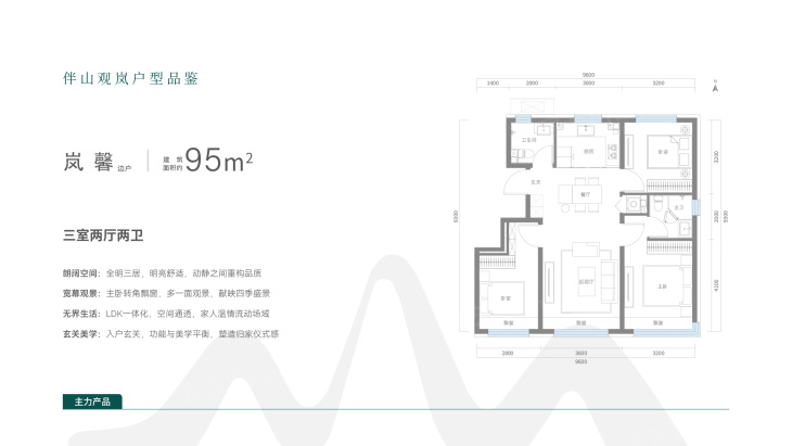 中交·伴山观岚户型图