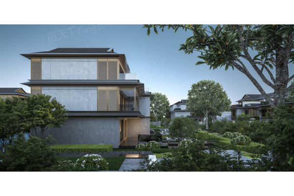 苏州鸿湖上185㎡四代宅户型解析:270°飘窗看澹台湖