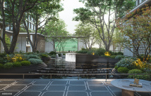 绿城·玉百合园林效果图