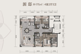 润启·和平里4室2厅1厨3卫建面175.0㎡