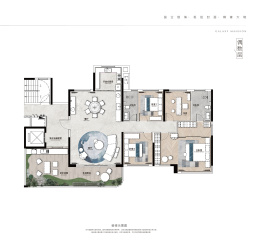银海盛汇天际4室2厅1厨2卫建面165.0㎡