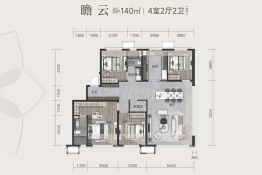 润启·和平里4室2厅1厨2卫建面140.0㎡