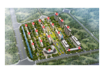 青岛城投新城时代项目鸟瞰图