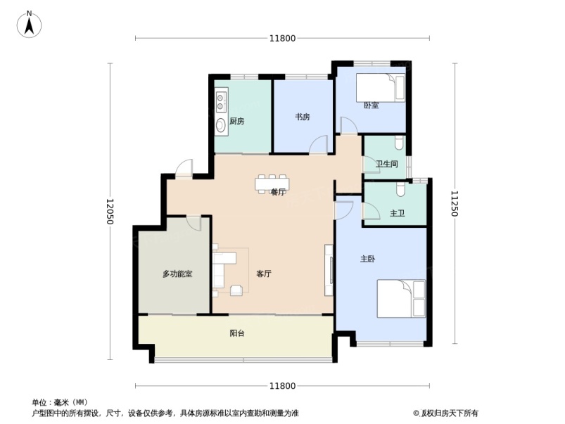 一手新房 团购特价 万科理想城 花园洋房128平4居 精装修