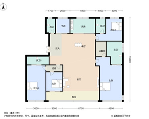馥香园 259平5居 南向简装修 自住保养好