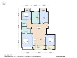 中建·云境4室2厅2卫建面122.0㎡
