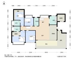 银海·兰亭四季4室2厅3卫建面143.0㎡