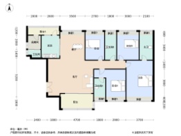 榕江壹号院5室2厅4卫建面183.0㎡
