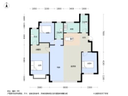 天晟庭苑3室2厅2卫建面145.0㎡