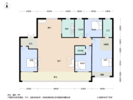 龍禧华府4室2厅3卫建面220.0㎡