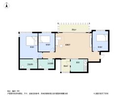 绿城锦园3室2厅2卫建面109.0㎡