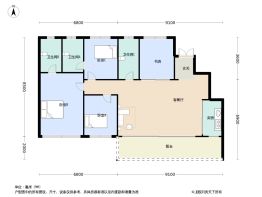 远达天宸名邸4室2厅3卫建面160.0㎡