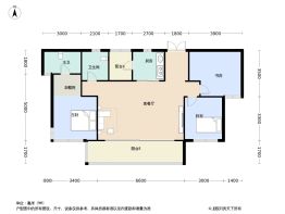 绿城锦园3室2厅2卫建面118.0㎡
