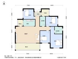 远达天宸名邸4室2厅2卫建面152.0㎡