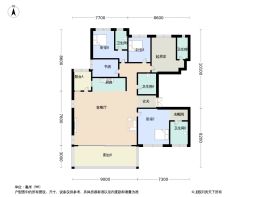 远达天宸名邸5室2厅4卫建面259.0㎡