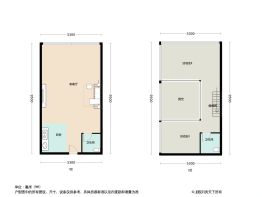 天沐锦江2室1厅1卫建面68.0㎡