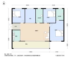 远达天宸名邸4室2厅2卫建面146.0㎡